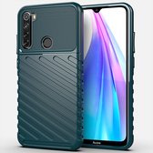 Xiaomi Redmi Note 8T Hoesje - Mobigear - Groove Serie - TPU Backcover - Groen - Hoesje Geschikt Voor Xiaomi Redmi Note 8T