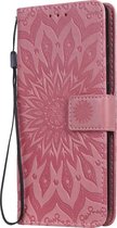 Xiaomi Mi 9T Pro Hoesje - Mobigear - Mandala Serie - Kunstlederen Bookcase - Roze - Hoesje Geschikt Voor Xiaomi Mi 9T Pro