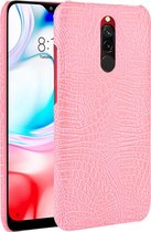 Mobigear Krokodil Hardcase Hoesje - Geschikt voor Xiaomi Redmi 8A - Roze