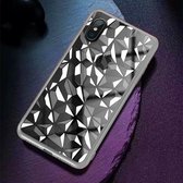 Apple iPhone XS Max Hoesje - Mobigear - Diamond Serie - TPU Backcover - Zilver - Hoesje Geschikt Voor Apple iPhone XS Max