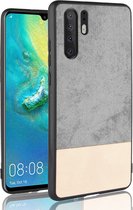 Mobigear Two-Tone Hardcase Hoesje - Geschikt voor Huawei P30 Pro - Grijs