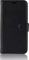 Mobigear Telefoonhoesje geschikt voor Sony Xperia XZ3 Hoesje | Mobigear Classic Bookcase Portemonnee | Pasjeshouder voor 3 Pasjes | Telefoonhoesje voor Pinpas / OV Kaart / Rijbewijs - Zwart