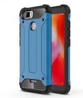 Xiaomi Redmi 6 Hoesje - Mobigear - Outdoor Serie - Hard Kunststof Backcover - Blauw - Hoesje Geschikt Voor Xiaomi Redmi 6