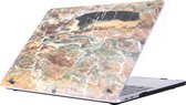 Mobigear Laptophoes geschikt voor Apple MacBook Pro 15 Inch (2016-2019) Hoes Hardshell Laptopcover MacBook Case | Mobigear Marble - Model 36 - Model