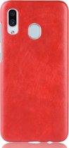 Samsung Galaxy A20e Hoesje - Mobigear - Excellent Serie - Hard Kunststof Backcover - Rood - Hoesje Geschikt Voor Samsung Galaxy A20e