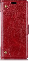 Mobigear Ranch Bookcase Hoesje - Geschikt voor Xiaomi Redmi Note 7 - Rood
