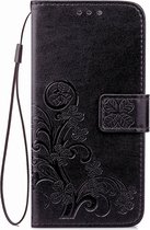 Mobigear Clover Bookcase voor de Xiaomi Mi Max 3 - Zwart
