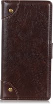 Apple iPhone 11 Hoesje - Mobigear - Ranch Serie - Kunstlederen Bookcase - Bruin - Hoesje Geschikt Voor Apple iPhone 11