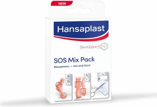 SOS Mix pack Blaarpleisters en Anti-Druk patches - stuks | bol.com