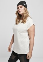 Urban Classics - Extended Shoulder Dames T-shirt - XS - Grijs