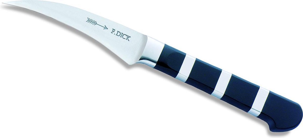 DICK Tournier Professioneel schilmes | 7 cm schilmes | Filigraan decoratiemes met gebogen lemmet