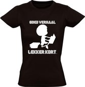 Goed Verhaal Dames t-shirt | renee Van Der Gijp | Veronica Inside | boek | cadeau | Zwart