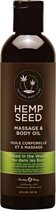 Naked in the Woods Massage Oil with White Tea and Ginger Scent -