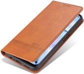AZNS Oppo A74 5G Hoesje Portemonnee Book Case Kunstleer Bruin