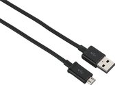 Hama 00200904, 0,9 m, USB A, Micro-USB B, USB 2.0, 480 Mbit/s, Noir