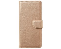 BixB Samsung A52 / A52s hoesje - Samsung Galaxy A52 / A52s hoesje - Book Case Wallet - Goud