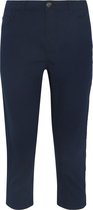 Cassis - Female - Effen slim broek  - Marineblauw