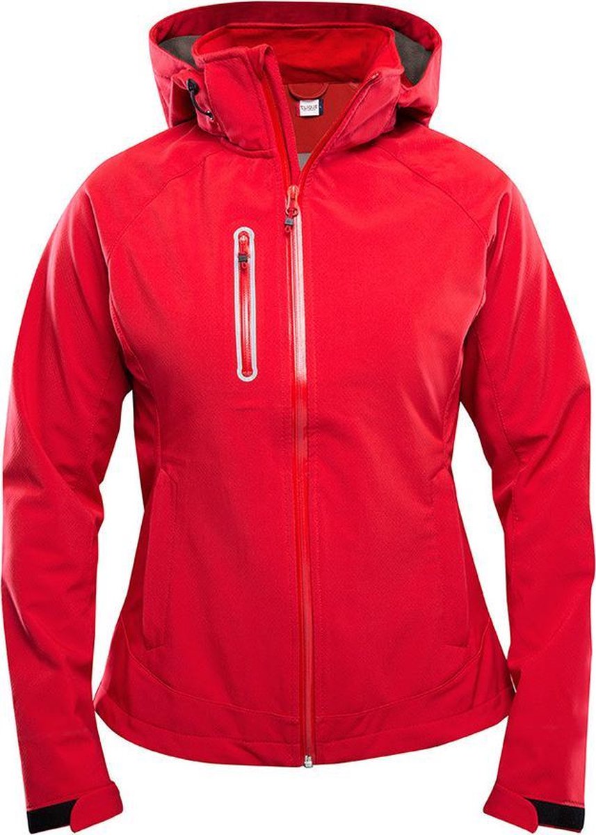 Clique Milford Softshell Ladies Red maat M