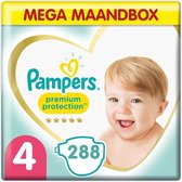 Pampers Premium Protection - Maat 4 - Mega Maandbox - 288 luiers