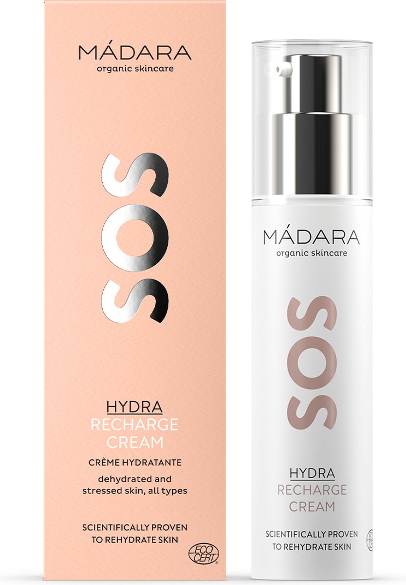 Goedkoopste MÁDARA SOS HYDRA Recharge Creme 50 ml - antioxidanten - hyaluronzuur