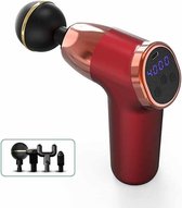 Fascia Gun Pocket Electric Shock Gun Spiermassage Gun, Specificatie: LCD-scherm 20-speed (rood)-Rood