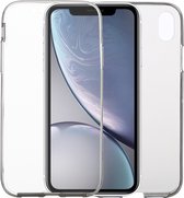 Ultradunne dubbelzijdige Full Coverage Transparante TPU Case voor iPhone XR (grijs)