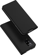 Voor Samsung Galaxy A42 5G DUX DUCIS Skin Pro Series Horizontale Flip PU + TPU lederen tas, met houder en kaartsleuven (zwart)
