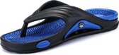 Ultra Light Massage Bottom Leisure Sport Comfortabele Teenslippers voor Heren (Kleur: Blauw Maat: 40)
