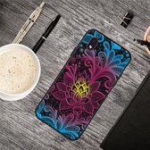 Voor Samsung Galaxy A01 Core Oil Reliëf Gekleurd Tekening Patroon Schokbestendig TPU Beschermhoes (Kleurrijk Kant)