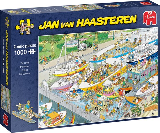 Jan van Haasteren - De Sluizen - 1000 stukjes puzzel - Legpuzzel