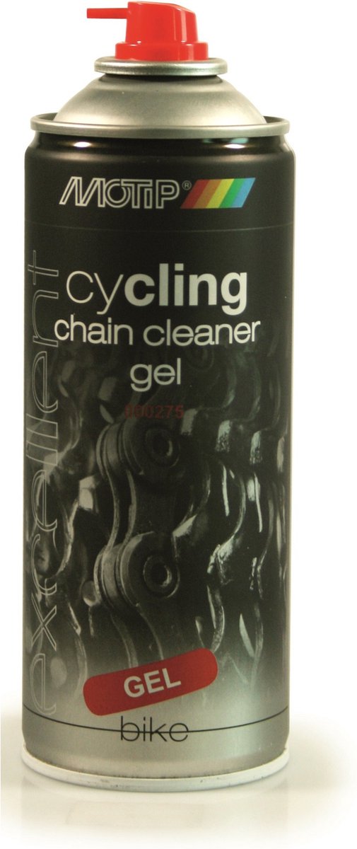 Motip Krachtige kettingreiniger gel - 400ml - voor fietsen - met 360° ventiel - verwijdert vet en olie efficiënt