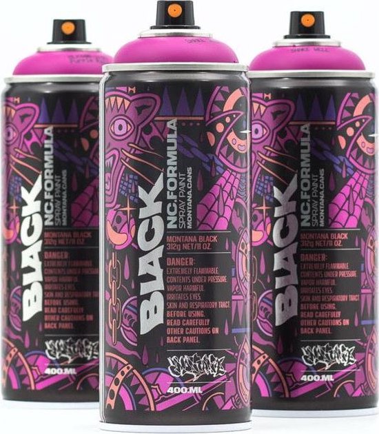Montana BLACK P2000 P Power Orange / aérosol 400ml