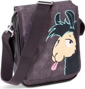 Nici Schoudertas Lama Lorenzo Junior Polyester Antraciet