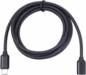 Type-C / USB-C man-vrouw PD-verlengkabel voor voeding, lengte: 1,5 m