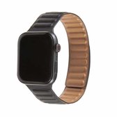Loop lederen horlogeband voor Apple Watch Series 6 & SE & 5 & 4 44 mm / 3 & 2 & 1 42 mm (zwart)