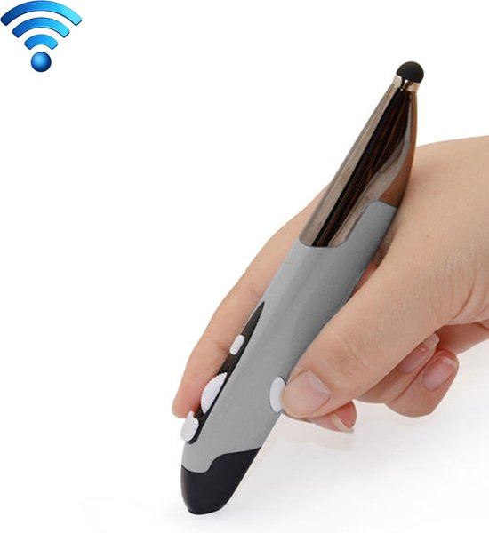 Souris sans fil innovante de style stylo 2,4 GHz pour PC et ordinateur  portable (gris) | bol.com