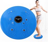 Aërobe oefening Fitnessmagneet Kronkelende heupschijf Twist Board, maat: 25 * 3 cm (blauw)
