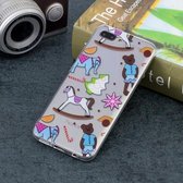 Puppet Toys Pattern Transparant TPU Soft Case voor Huawei Honor 10