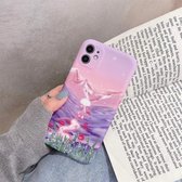 Olieverf patroon TPU beschermhoes voor iPhone 11 Pro (Valley)