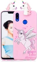 Voor Huawei nova 3i schokbestendig Cartoon TPU beschermhoes (eenhoorn)