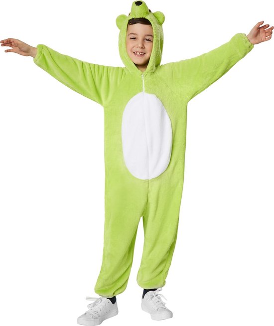 grillen mogelijkheid Ploeg dressforfun - Kinderkostuum groene beer 140 (9-10y) - verkleedkleding  kostuum... | bol.com