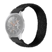 20 mm universele nylon geweven vervangende band horlogeband (zwart)