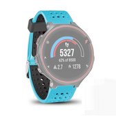 Voor Garmin Forerunner 235 tweekleurige vervangende horlogeband (hemelsblauw zwart)