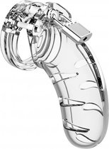 Bundle - Model 03 - Chastity - 4.5 - Cock Cage - Transparent met glijmiddel