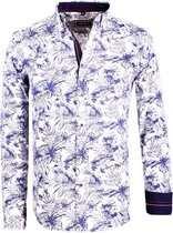 Carisma Overhemd Met Bloemen Wit 8423 - M