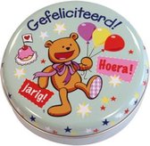 Lovely Tins - gefeliciteerd beertje