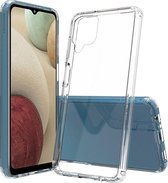 Samsung Galaxy A12 Hoesje - Mobigear - Crystal Serie - Hard Kunststof Backcover - Transparant - Hoesje Geschikt Voor Samsung Galaxy A12