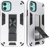 Wicked Narwal | Stand Hardcase Backcover voor iPhone 11 Zilver