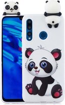 Voor Huawei P30 Lite schokbestendig Cartoon TPU beschermhoes (Panda)