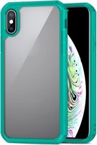 Voor iPhone X / XS iPAKY Star King-serie TPU + pc-beschermhoes (groen)